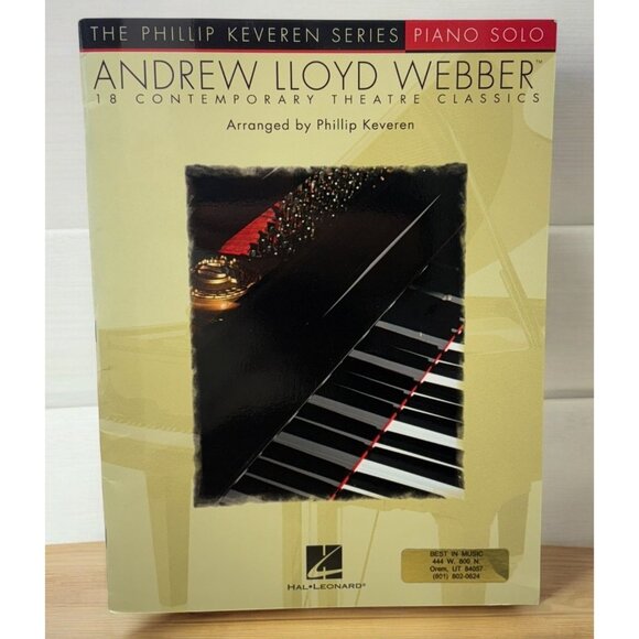 Andrew Lloyd Webber Piano Solo Book 18 Contemporary Theatre Classics Keveren - Picture 1 of 6